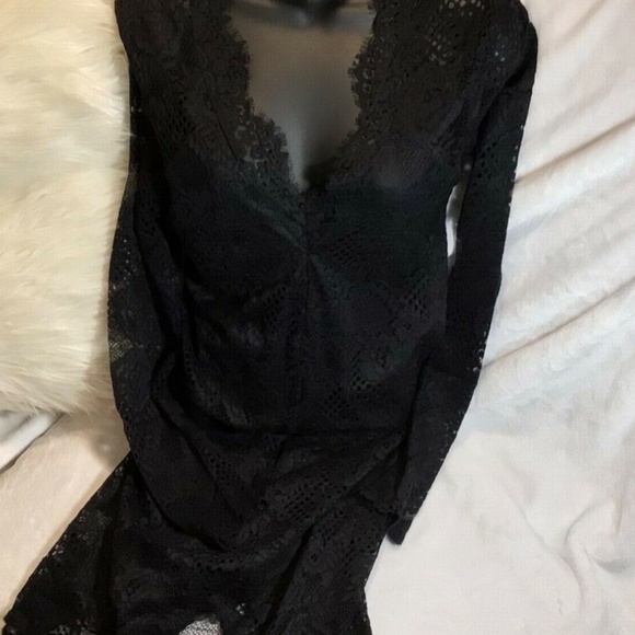 🌺black lace dress - Picture 4 of 9